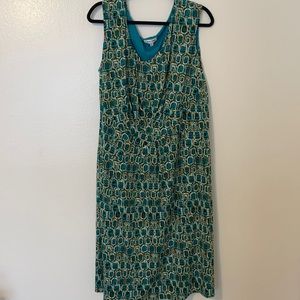 jones studio patterned professional dress